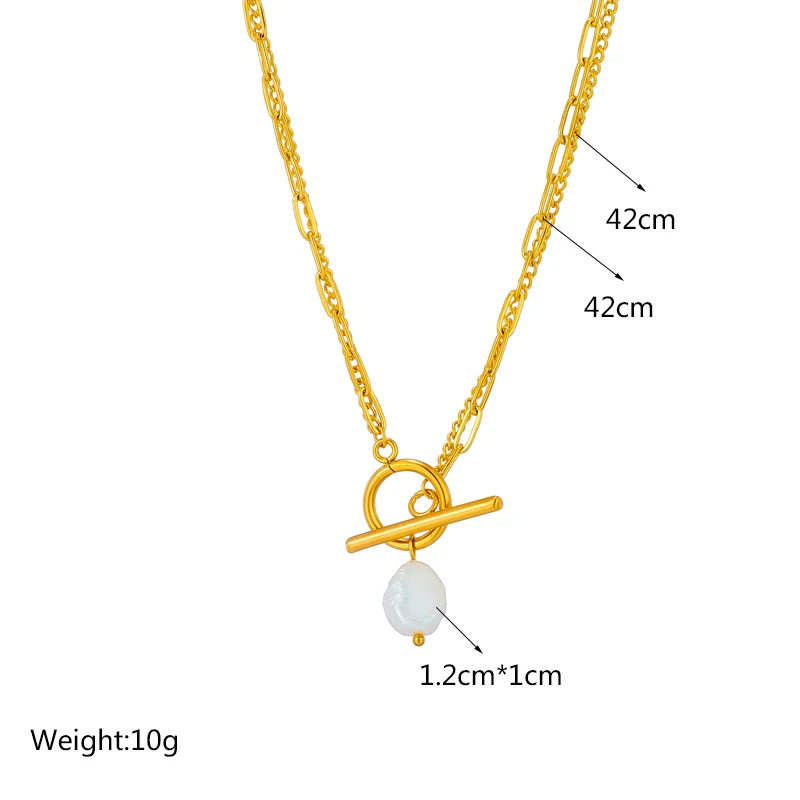 Pearl Toggle Necklace