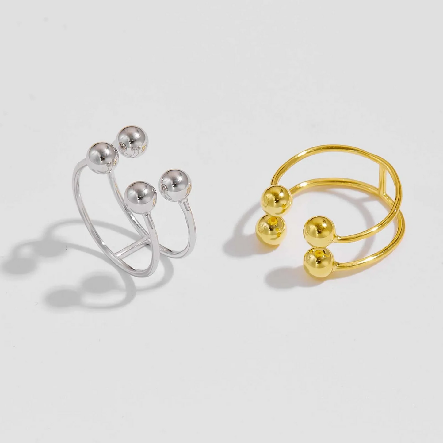 Dual Orbit Sphere Ring