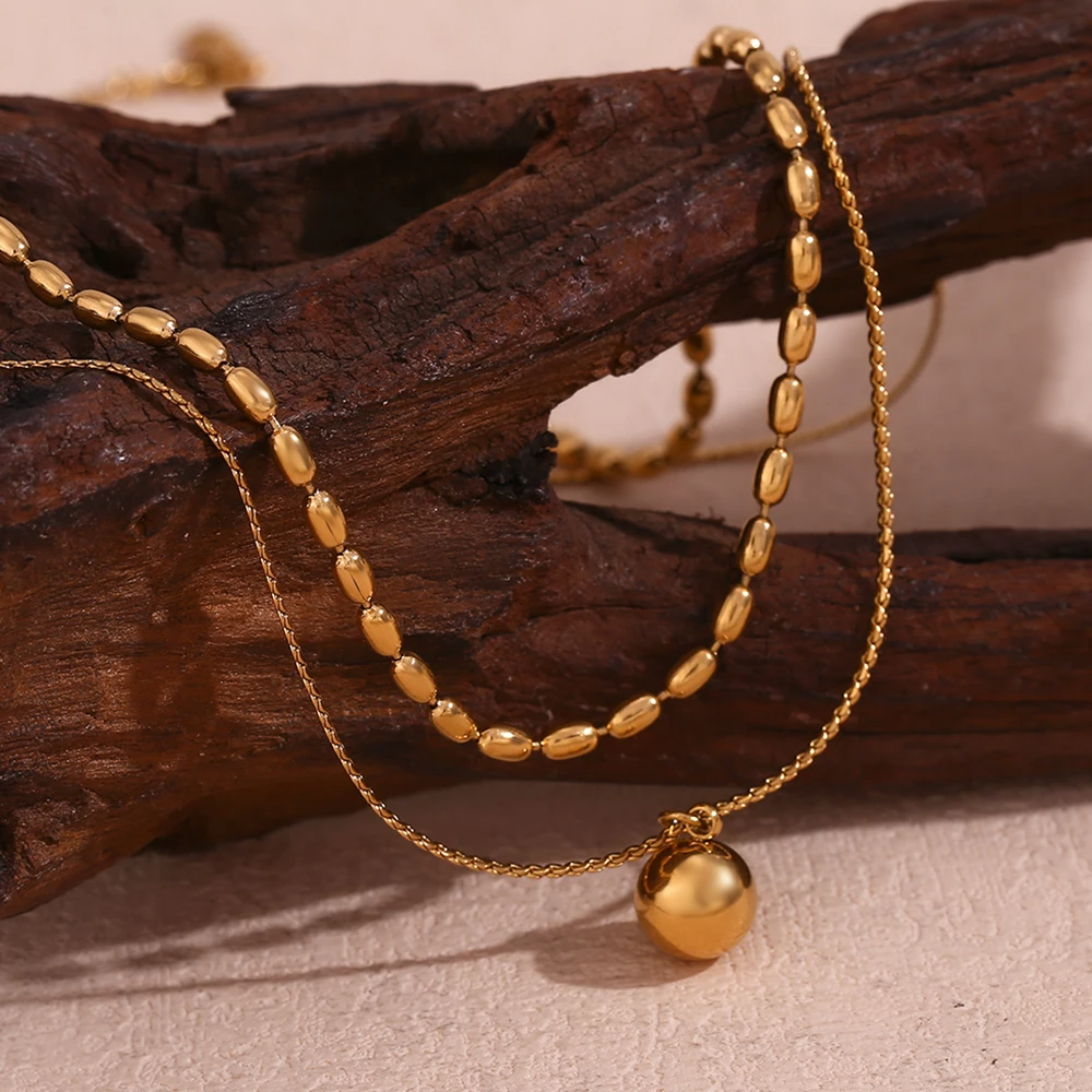 Golden Harmony Layered Necklace