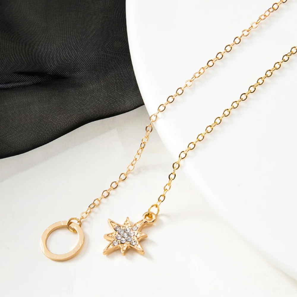 Celestial Drop Star Necklace