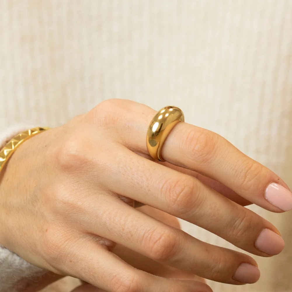 Pillow Glow Dome Ring