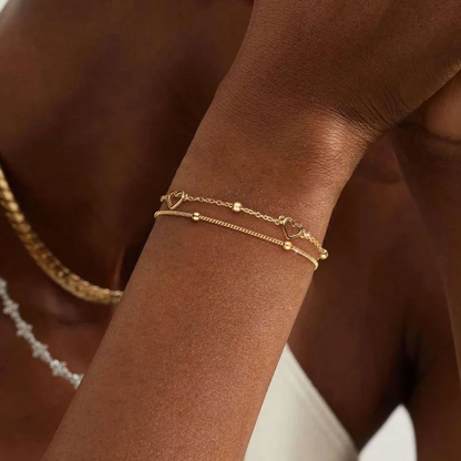 Heartfelt Duo Bracelet