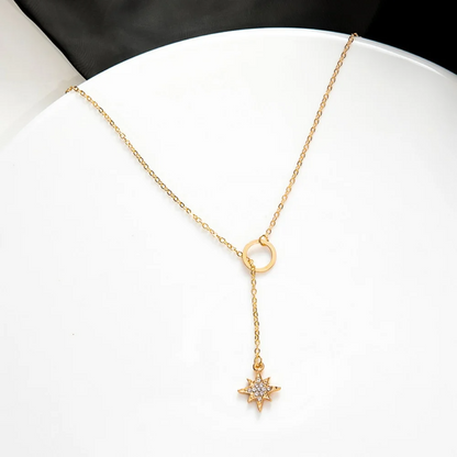 Celestial Drop Star Necklace