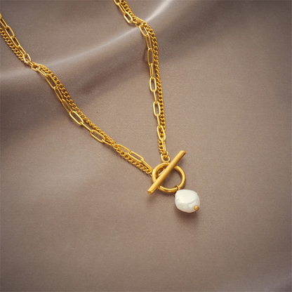 Pearl Toggle Necklace