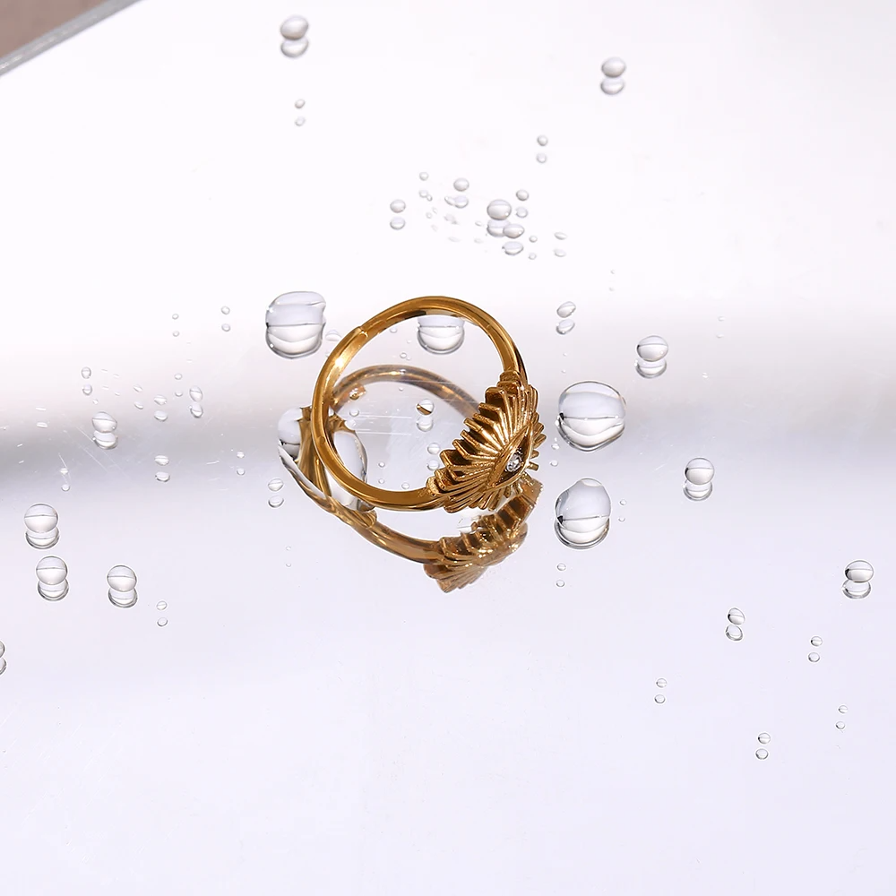 Sunburst Eye Statement Ring