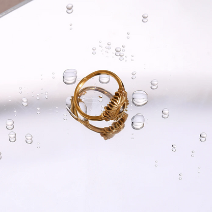 Sunburst Eye Statement Ring