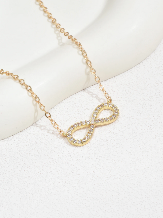 Eternal Sparkle Infinity Necklace