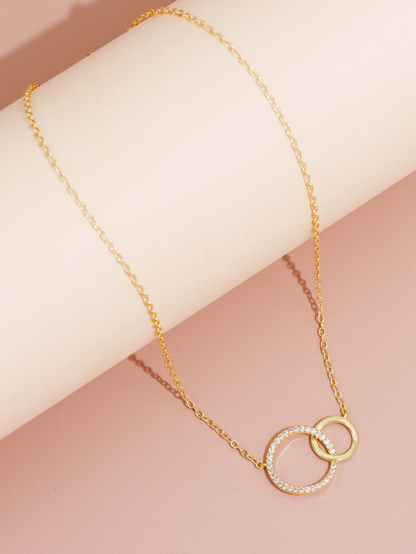 Infinity Bond Circle Necklace