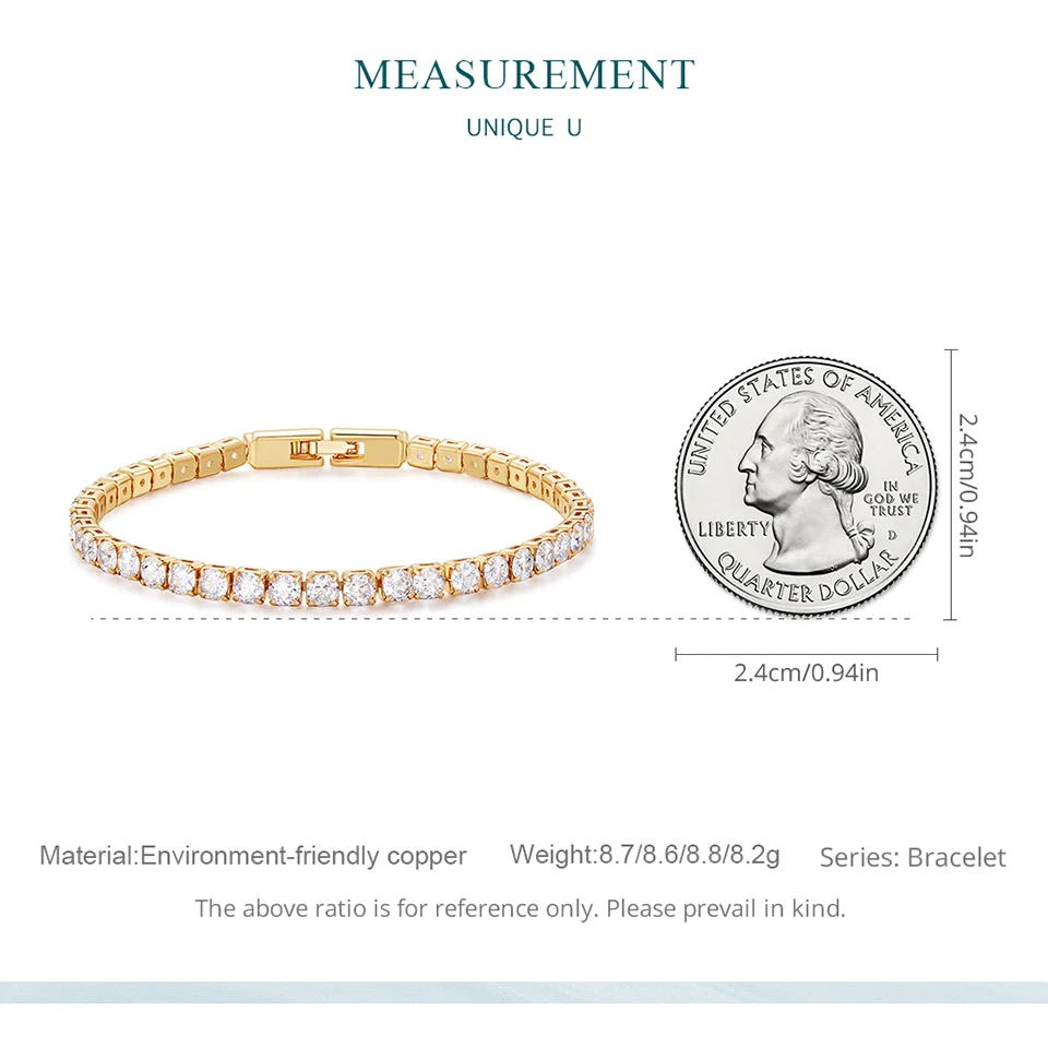 Blushing Tennis Bracelet