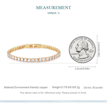Blushing Tennis Bracelet