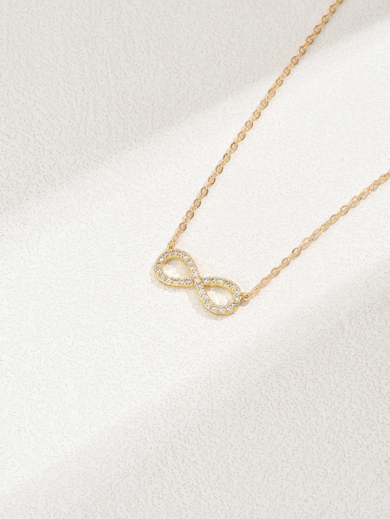 Eternal Sparkle Infinity Necklace