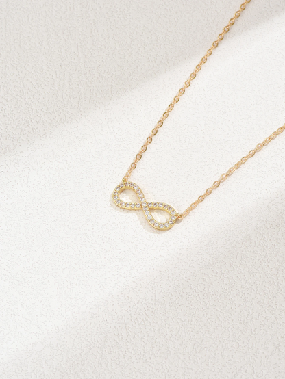 Eternal Sparkle Infinity Necklace