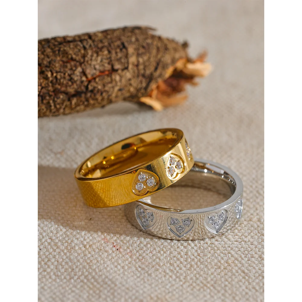 Heartfelt Crystal Ring