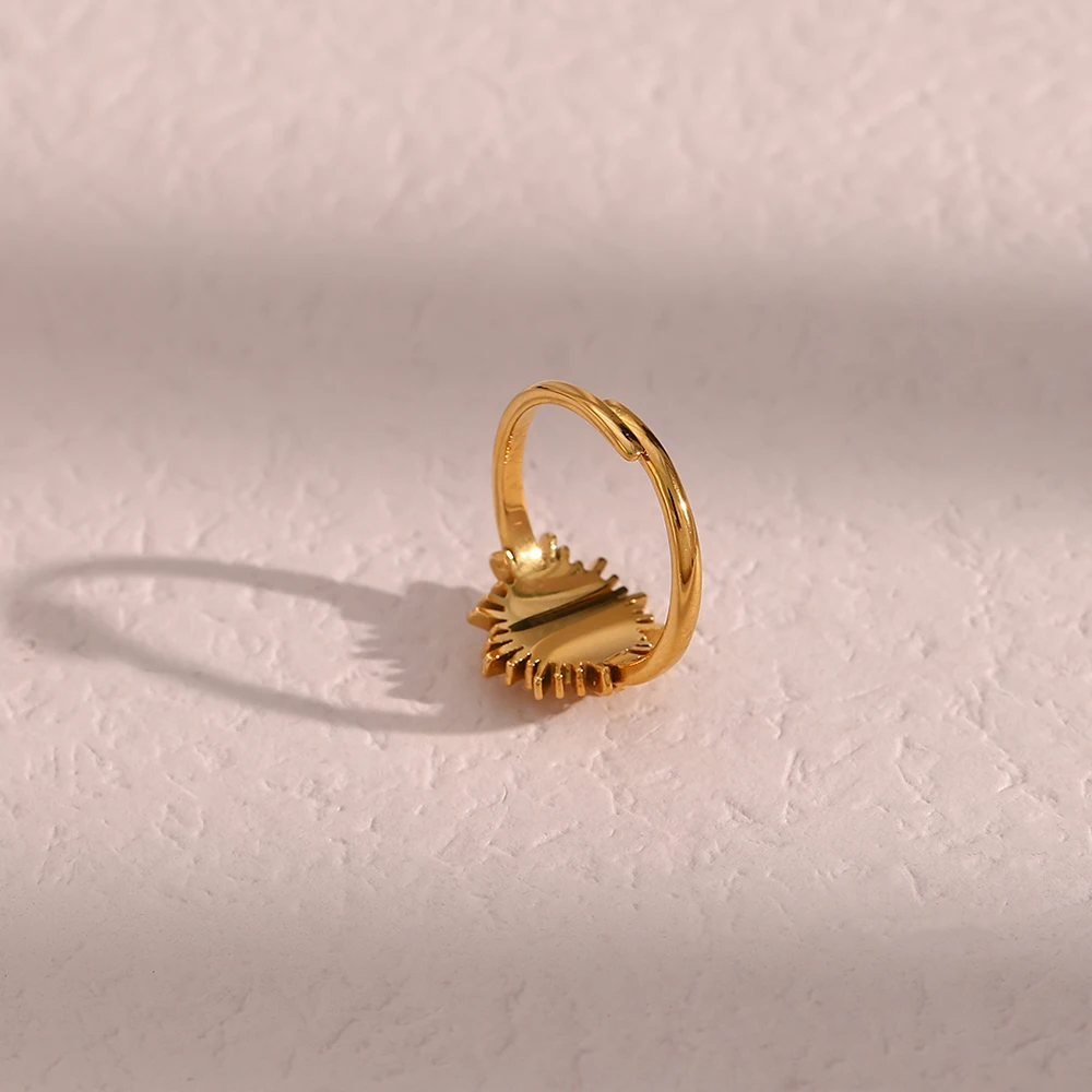 Sunburst Eye Statement Ring