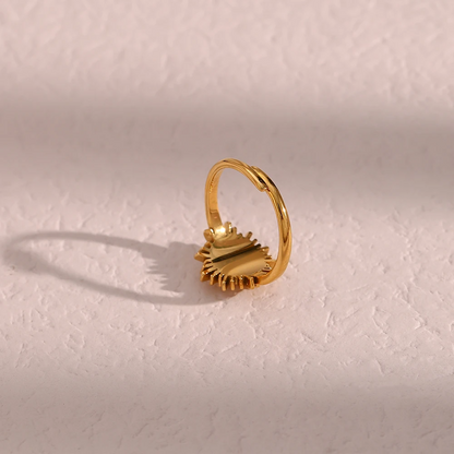 Sunburst Eye Statement Ring
