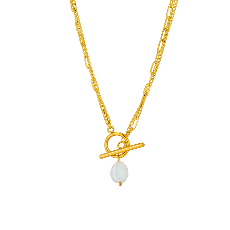 Pearl Toggle Necklace