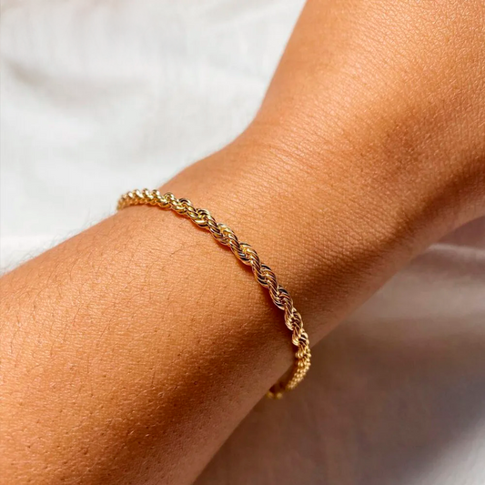 Twisted Rope Chain Bracelet