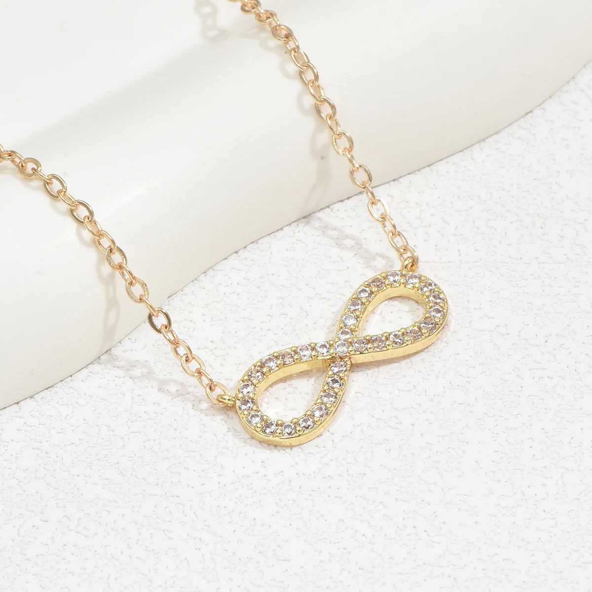 Eternal Sparkle Infinity Necklace