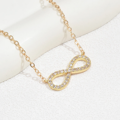Eternal Sparkle Infinity Necklace
