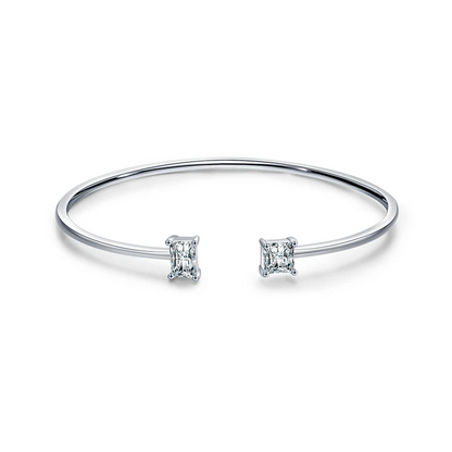 Twin Flame Open Cuff Bracelet