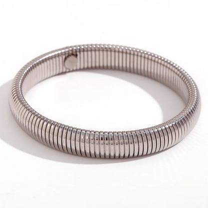 Bold Serpentine Coil Cuff