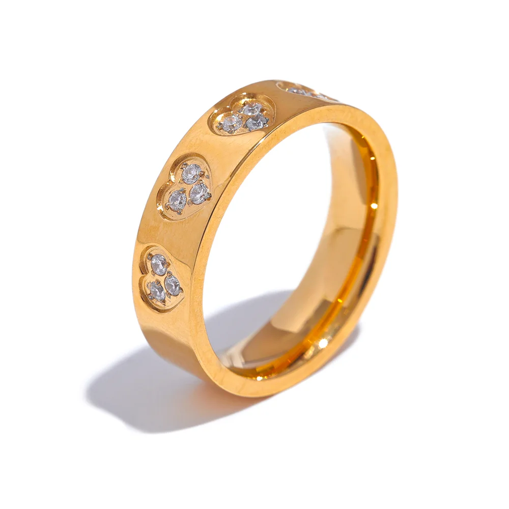 Heartfelt Crystal Ring
