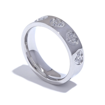 Heartfelt Crystal Ring