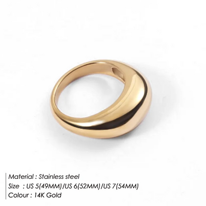 Pillow Glow Dome Ring