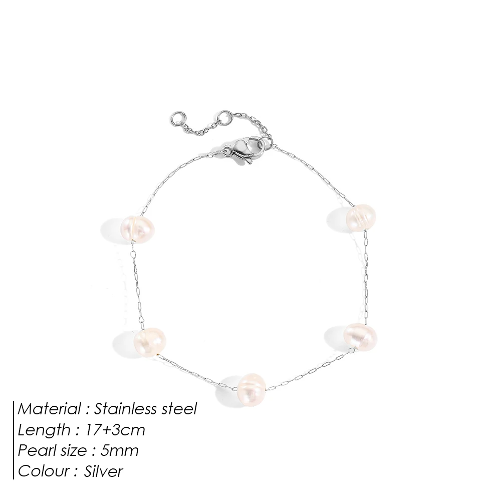Golden Pearl Station Bracelet