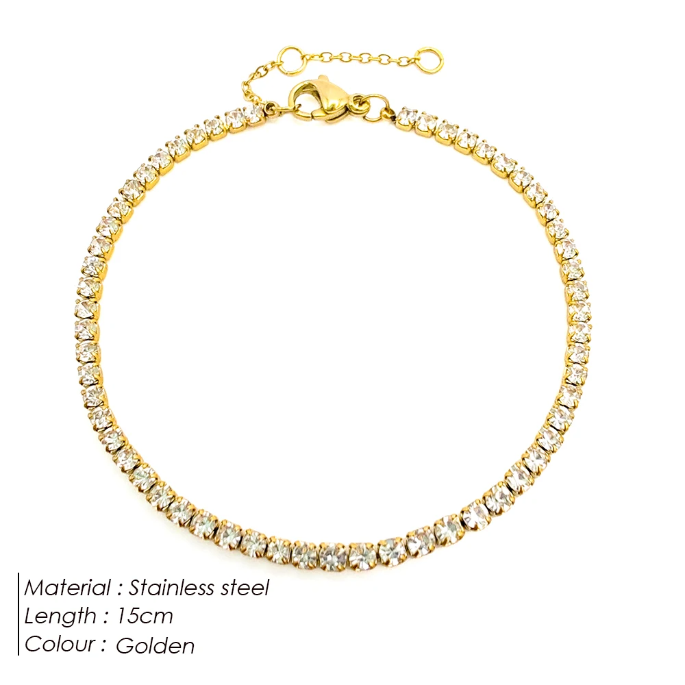 Luminous Crystal Tennis Bracelet