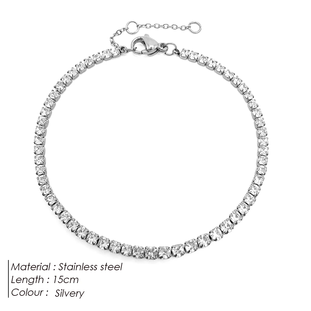 Luminous Crystal Tennis Bracelet