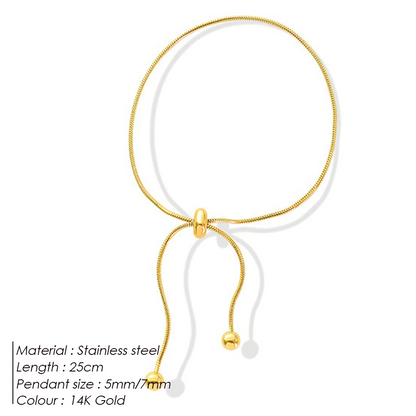 Sleek Slider Knot Bracelet