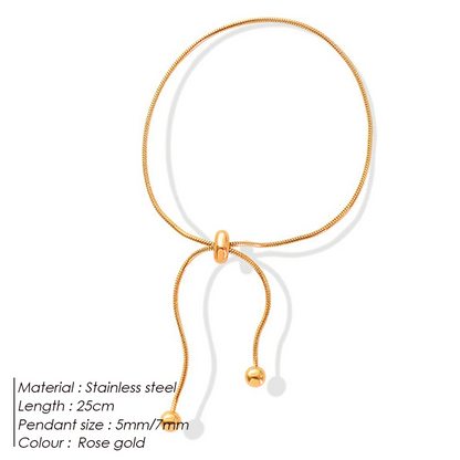 Sleek Slider Knot Bracelet