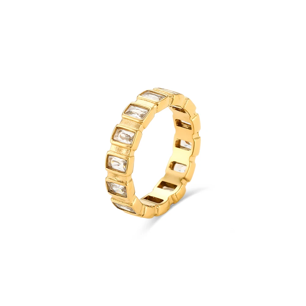 Baguette Beam Eternity Ring
