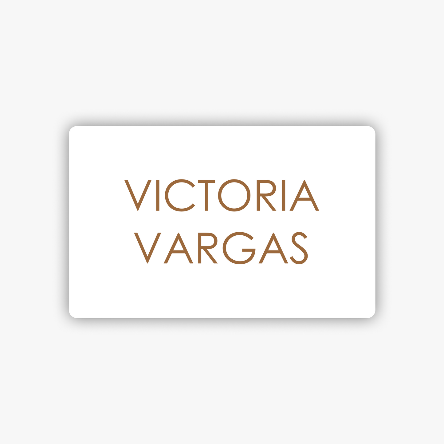 Victoria Vargas E-Gift Card